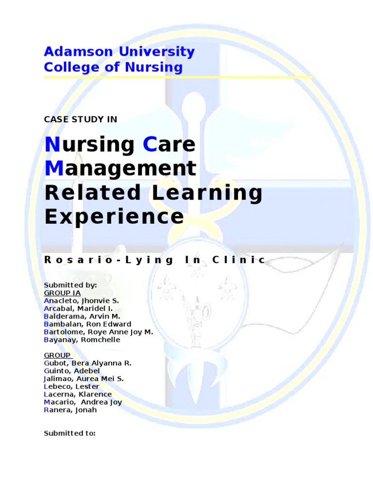 Case Study Ovarian Cancer Hormone Replacement Therapy