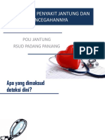 Deteksi Dini Penyakit Jantung Dan Pencegahanny