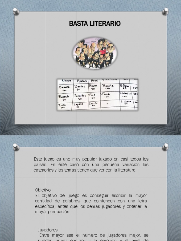 Basta Literario Pdf Juego De Azar Ocio