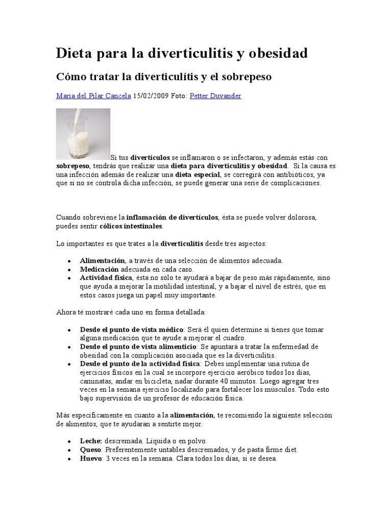 Dieta Diverticulitis Descargar gratis PDF Obesidad Dieta