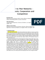Peer-to-Peer Networks - Protocols, Cooperation and Competition
