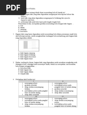 Contoh Soal Hots Pjok