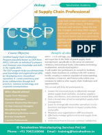 CSCP - Certified Supply Chain Professional Workshop by Tetrahedron