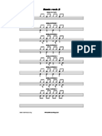 Ejercicios para Bateria Drums Basic Rock 2