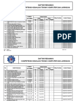 Form Daftar Rekaman TKJ