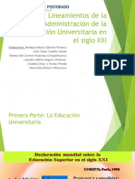 Grupo4 Lineamientos de La Administracion de La Educacion Universitaria en El Siglo Xxi - Final