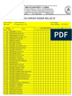 Absen Siswa Kls. X, XI, XII 2017-2018