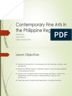 Contemporary Fine Arts in The Philippine Regions