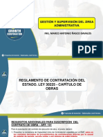 Gestión y requisitos de contratación de obras públicas