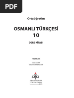 10 Sinif Osmanli Turkcesi Ders Kitabi 13488 PDF