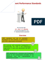 Global Investment Performance Standards: CA Atul H. Shukla