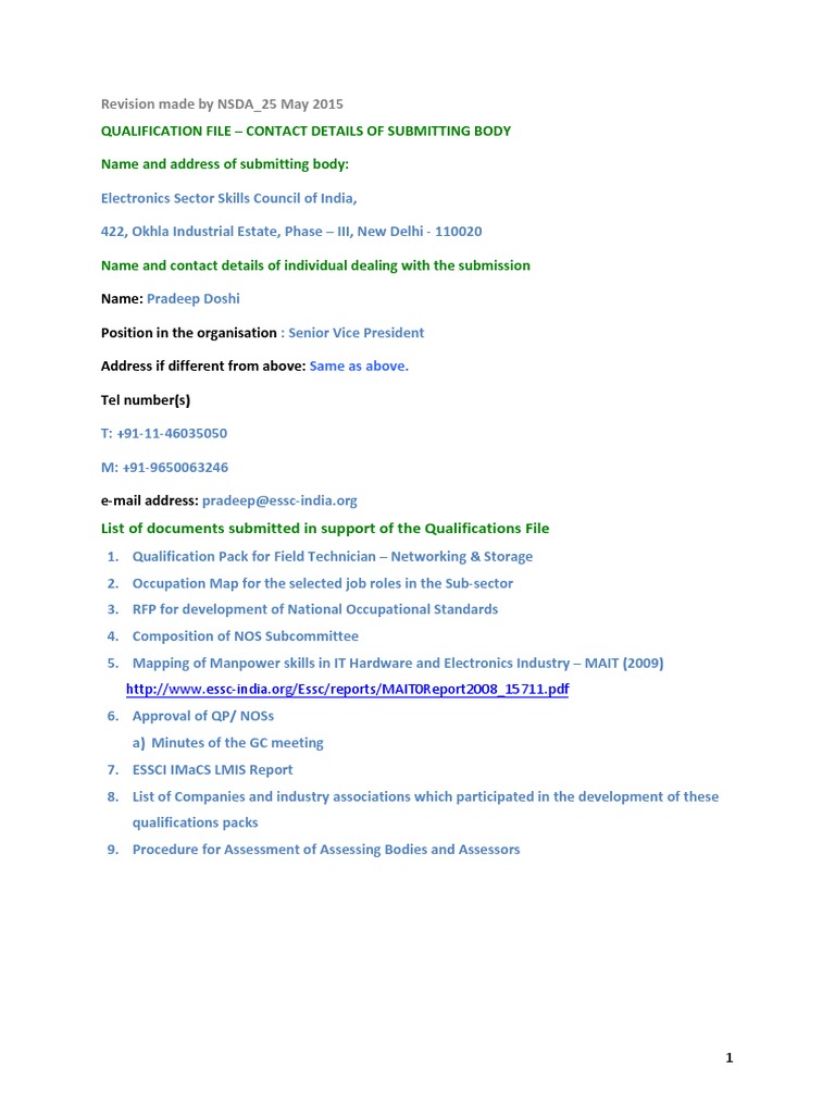 NSQFField Technician Computer & Peripherals PDF PDF Educational