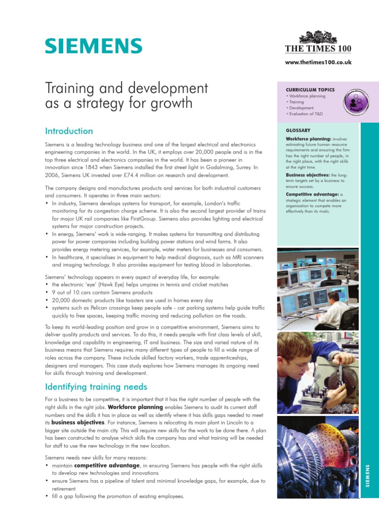 Case Study 2 Siemens Pdf