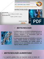 Biotecnología: Dra. Porras Osorio, Mary - Taipe Quispe, Miriam