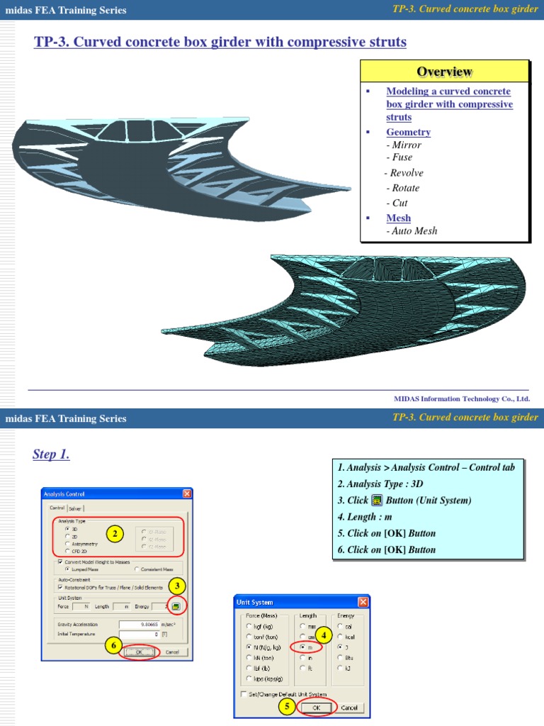 FEA Tutorials - TP3 PDF | PDF | Cartesian Coordinate System | Geometry