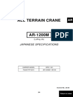 All Terrain Crane: Japanese Specifications