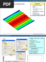 MA-1. Modal Analysis of Stiffened Plate: 3-D Eigenvalue Analysis Model