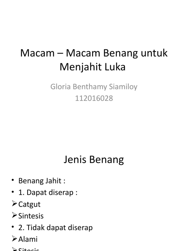 Benang Jahit Pdf