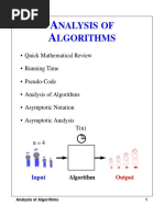 Nalysis of Lgorithms