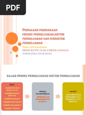 Sistem Pengeluaran Dan Subsistem Pengeluaran Pdf