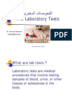 The Laboratory Tests: Understanding Common Blood Tests