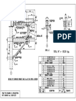 Details of Staircase Bracket Mkd. No.05 on Grid-A Sketch