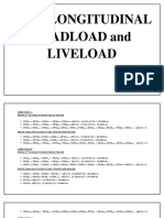 Fem: Longitudinal Deadload and Liveload