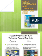 Kesan Pergerakan Bumi Terhadap Cuaca Dan Iklim