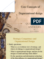 Core Concepts of Organizational Design