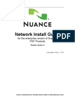 Network Install Guide: For The Enterprise Version of Nuance PDF Products