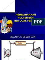 Tayang Pemeliharaan Coal Feeder & Pulverizer