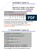 7.1 Enumeration Types