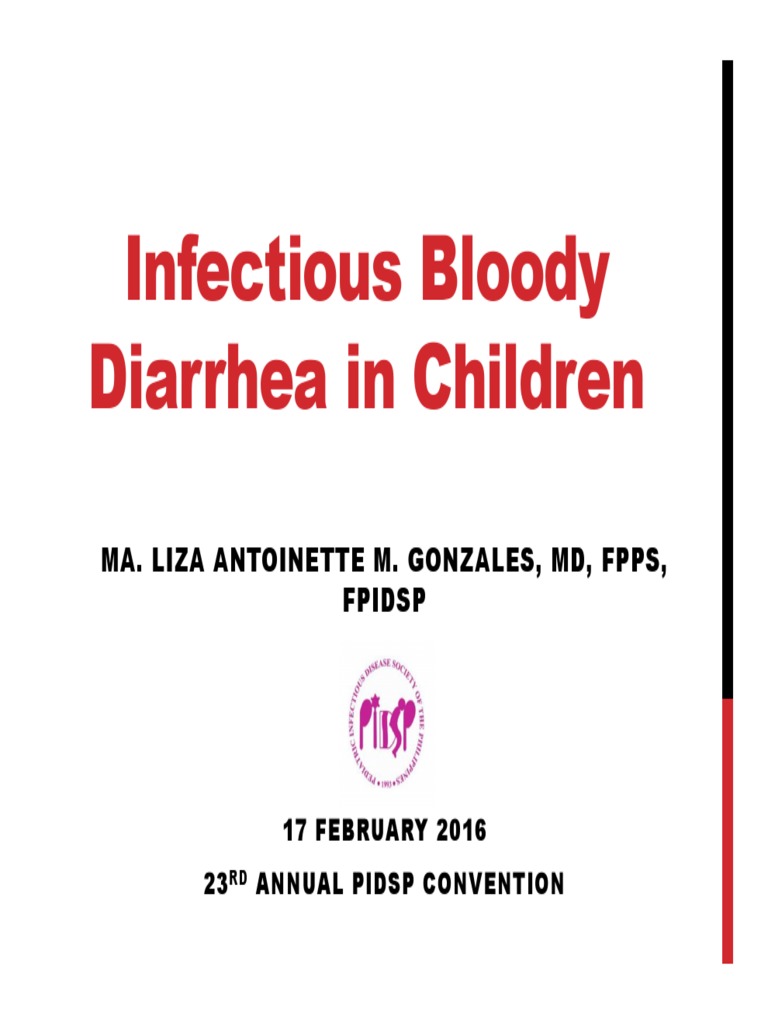 Infectious Bloody Diarrhea in Children PDF Diarrhea Escherichia Coli