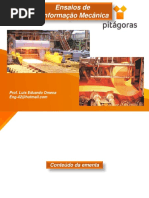 1- Ensaios de Conformação Mecânica