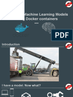 Deploying Machine Learning Models Using Docker Containers