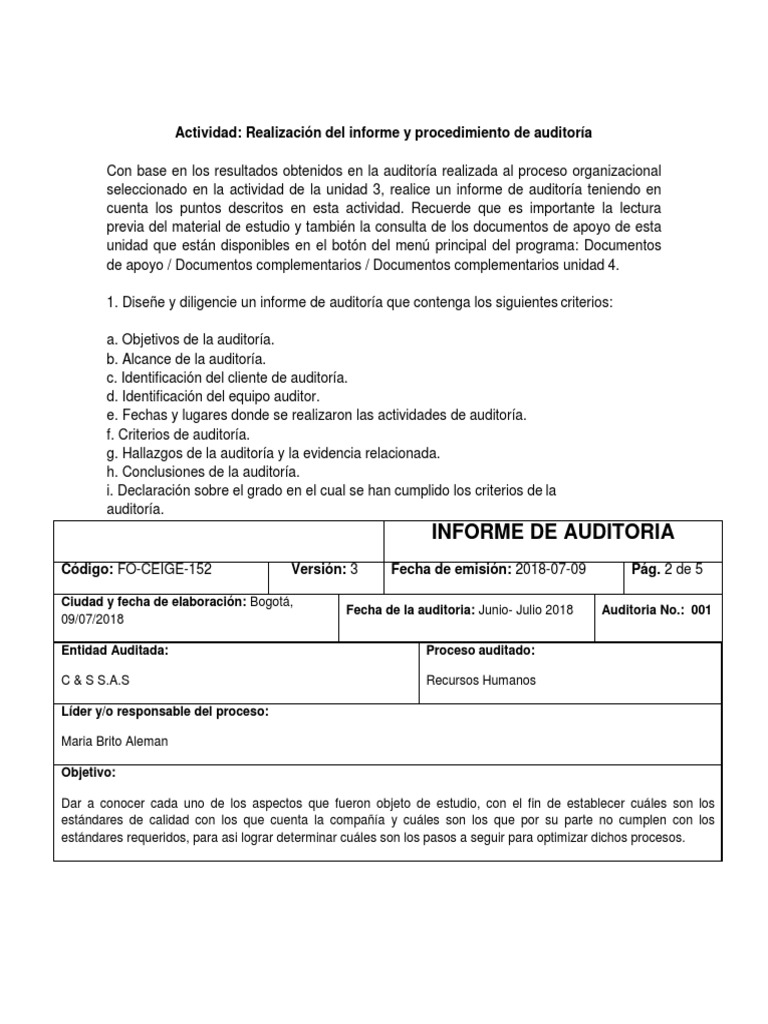 UNIDAD65 | PDF | Auditoría | Contralor
