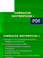 Farmacos inotrópicos: digitálicos y simpaticomiméticos