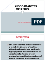 Childhood Diabetes Mellitus