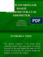 Microcontroller-Based Speedometer-Cum - Odometer