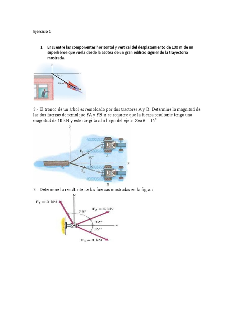 Ejercicios de Vectores 2 PDF