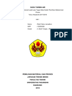 Mata Kuliah Pemilihan Material & Proses (Makalah Turbin Air Rizki Fathur Romadhon 153030035)