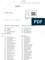 WM Transaction Codes PDF
