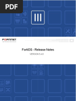 Fortios v5.4.8 Release Notes