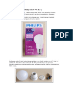 Bedah Philips LED 7W (E27)