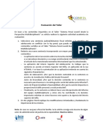 Evaluación Del Taller - Lambayeque PDF
