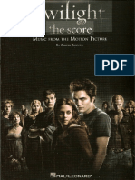 Crepúsculo (Twilight - The Score) - Libro de Partituras - Sheet Music PDF