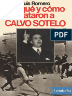 Por Que y Como Mataron a CALVO SOTELO - Luis Romero