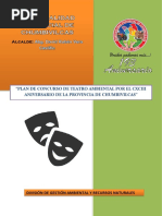 Plan para Concurso de Teatro Ambiental