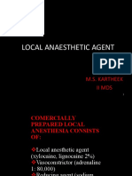 Local Anesthetic Agents