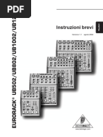 Behringer (Eurorack UB1202) - User's Manual